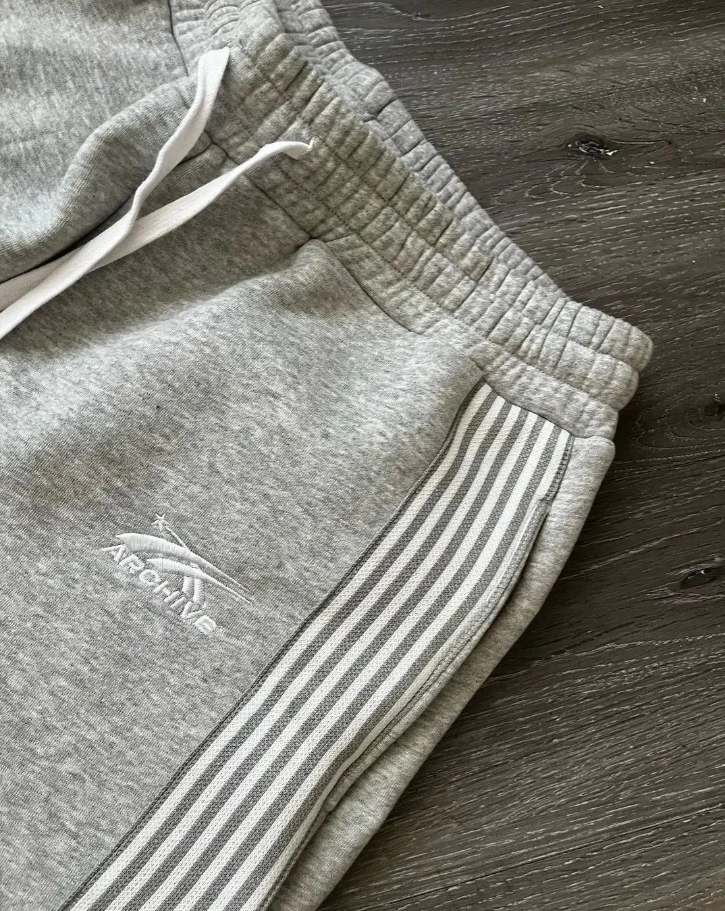 Stripped Grey Sweatpants