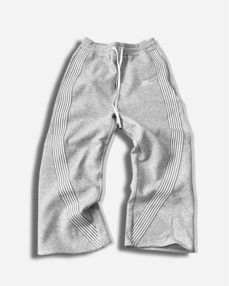 Stripped Grey Sweatpants